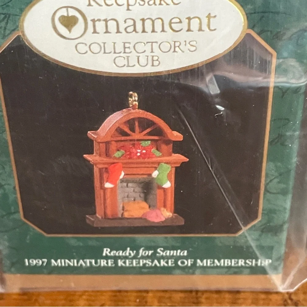 Hallmark the Night Before Christmas 1997 Collectors Club 4 Four Ornament Set NEW